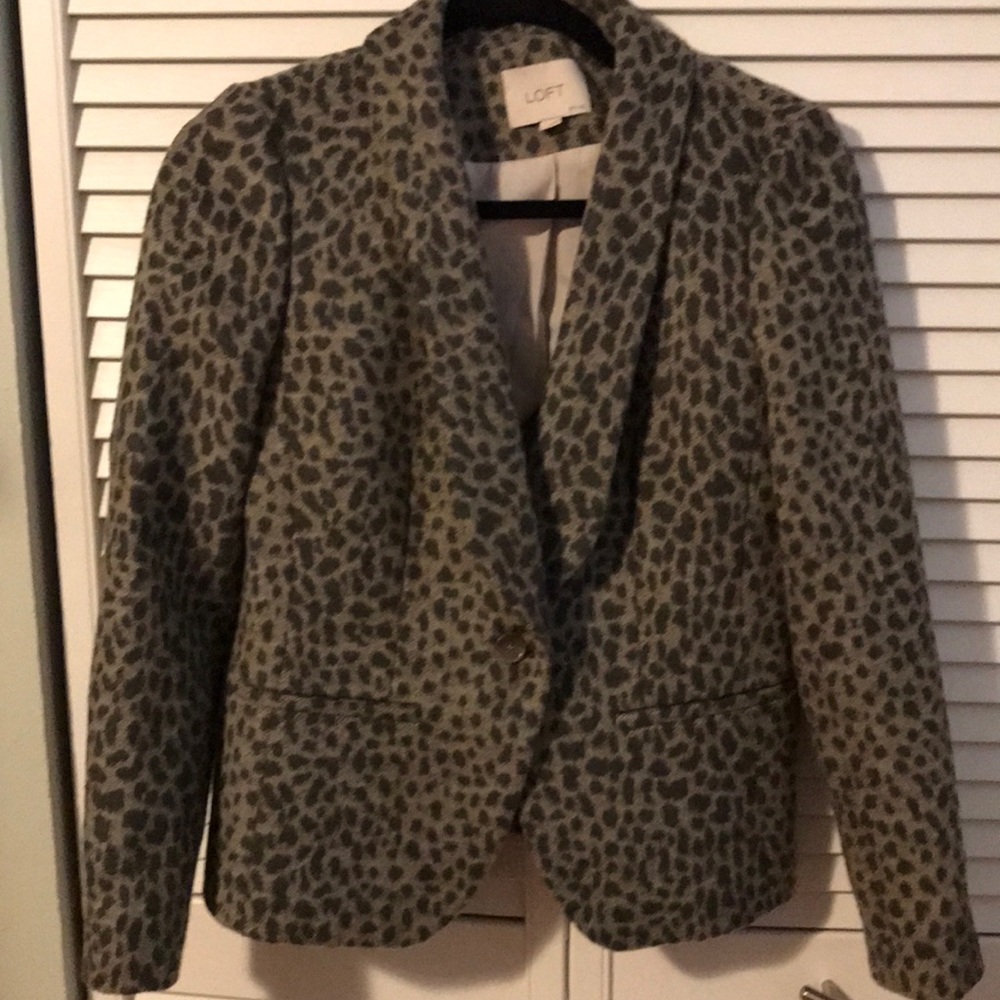 Leopard Blazer